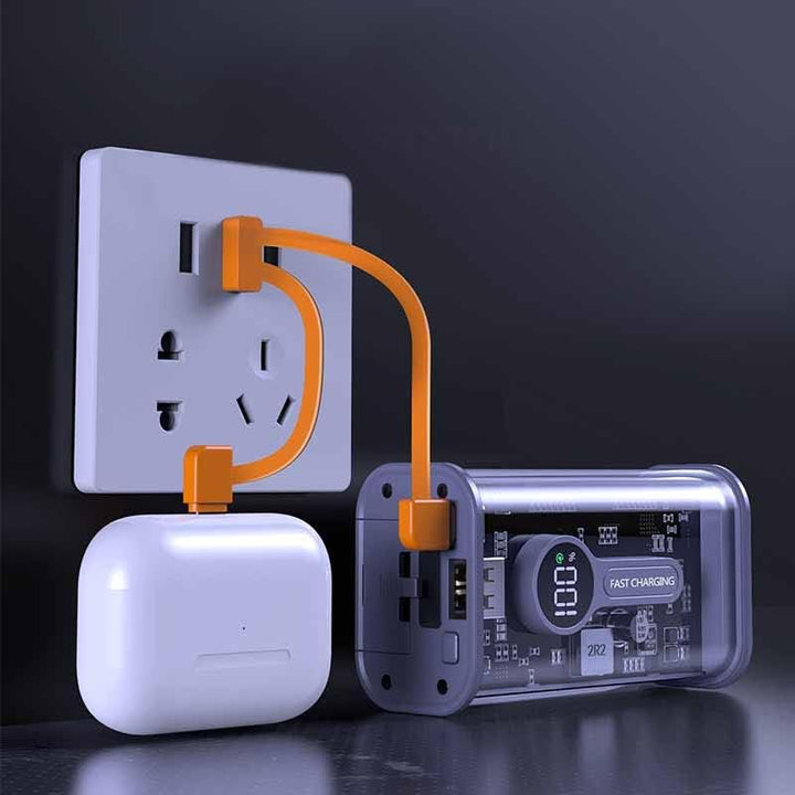 Punk Mecha Power Bank – Portable Fast-Charging Power Bank