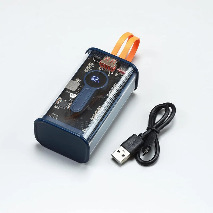 Punk Mecha Power Bank – Portable Fast-Charging Power Bank
